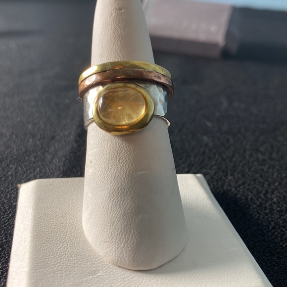 Silpada Metallic Mix Ring, #R3364, size 8. - Picture 2 of 6